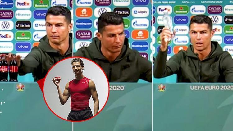 Cristiano Ronaldo Coca-Cola için kamera karşısına geçmiş İki yüzlü suçlaması...