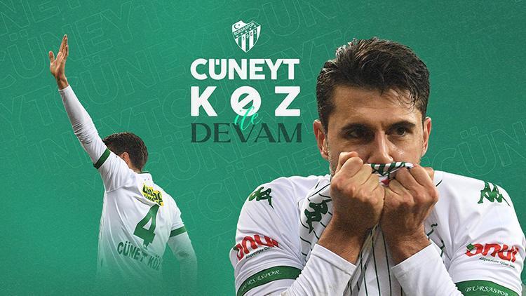 Bursaspor, Cüneyt Köz ile sözleşme yeniledi