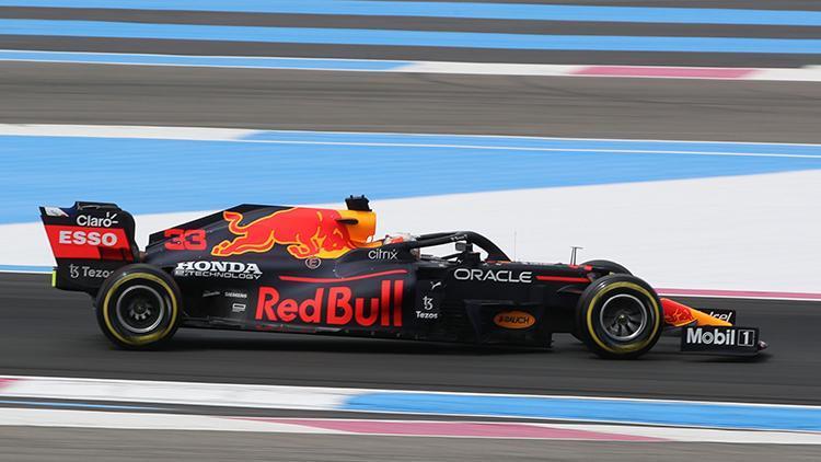 F1 Fransa Grand Prixsinde pole pozisyonu Verstappenin