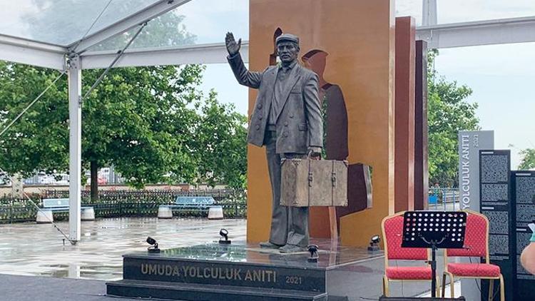 İşçi göçünün simgesi ‘Umuda Yolculuk’ anıtı