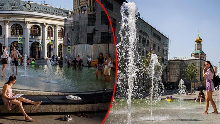 Moskova adeta yanıyor 120 yıllık sıcaklık rekorunu kırdılar