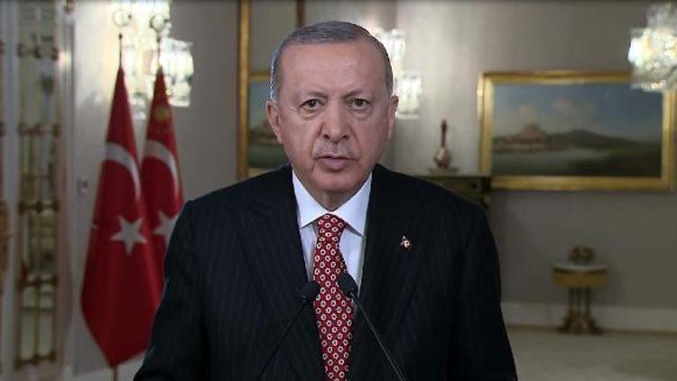 Cumhurbaşkanı Erdoğan, iş insanı Tacettin Aslana fahri doktora tevcih törenine video mesaj gönderdi