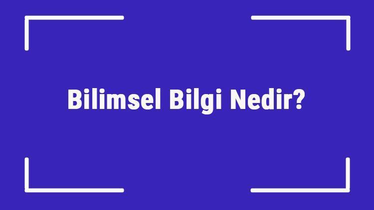 Bilimsel Bilgi Nedir Bilimsel Bilgi Kesin Midir Ve Değişir Mi Bilimsel Bilgi Özellikleri Ve Örnekleri