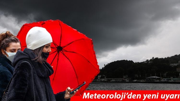Meteorolojiden son dakika hava durumu ve dolu uyarısı İstanbul için saat verildi: Sağanak geliyor