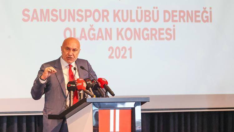 Samsunsporda kulüp başkanlığına yeniden Yüksel Yıldırım seçildi