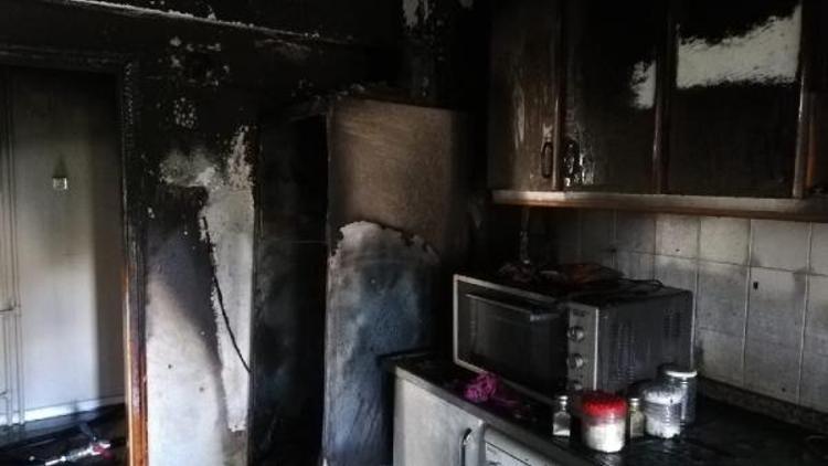 Malatyada ev yangını