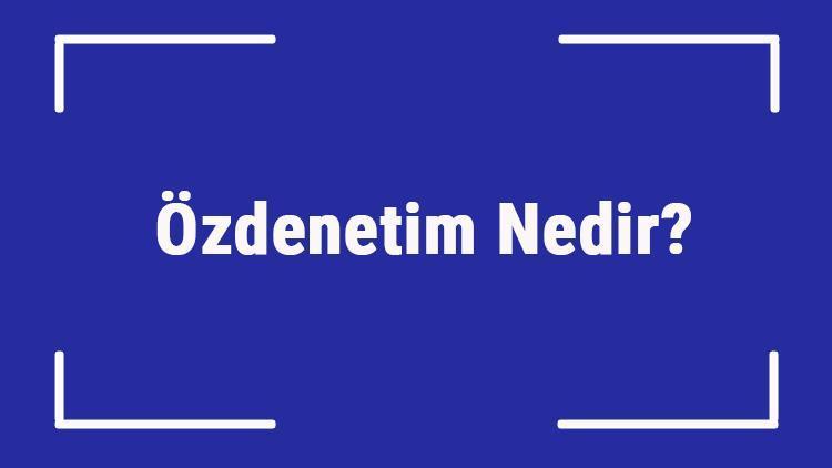 Özdenetim Nedir Özdenetim İle İlgili Örnekler Ve Hikayeler