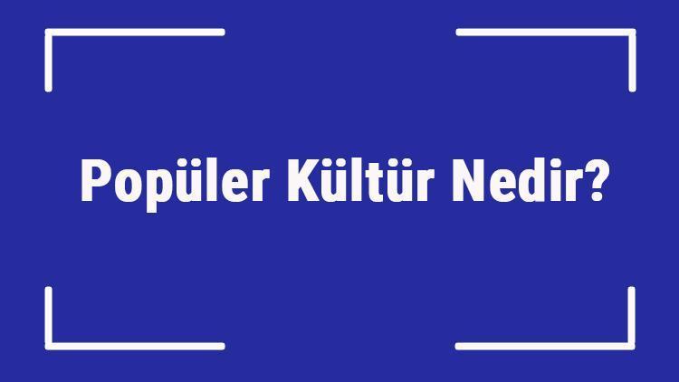 Popüler Kültür Nedir Popüler Kültür Örnekleri, Müzikleri Ve Kitapları Hakkında Bilgi