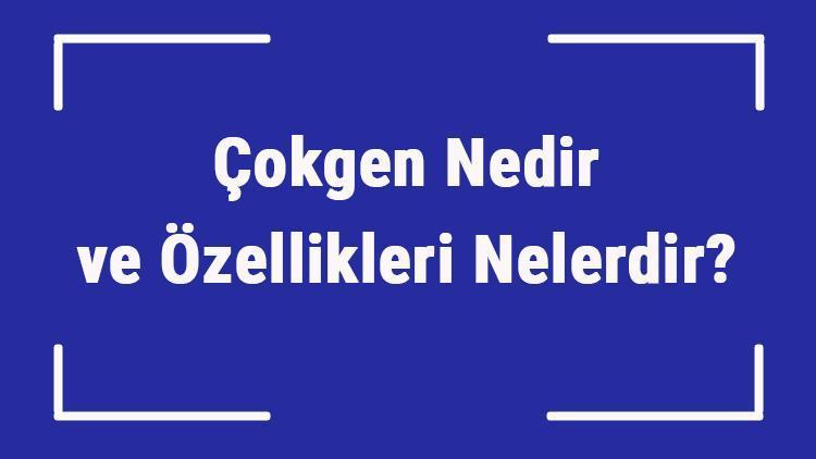 Çokgen Nedir ve Özellikleri Nelerdir