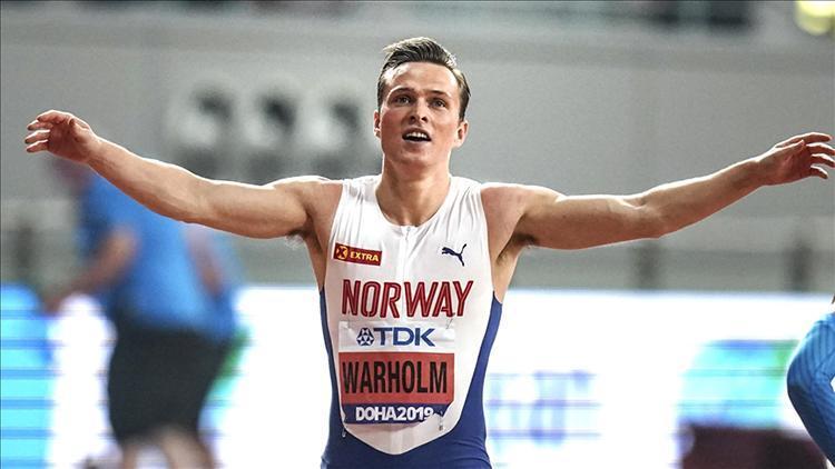 Norveçli Karsten Warholm, erkekler 400 metre rekor kırdı 29 yıl sonra...