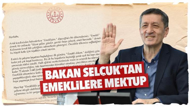 Bakan Selçuk’tan emeklilere mektup