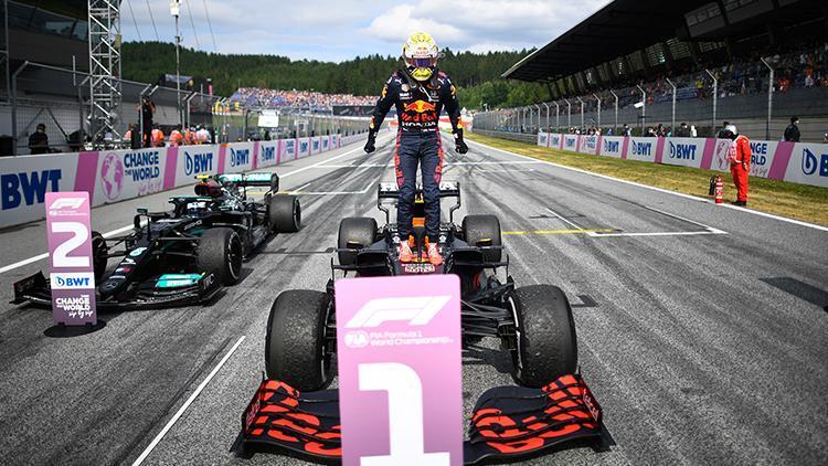 F1 Avusturya Grand Prixsinde zafer Max Verstappenin