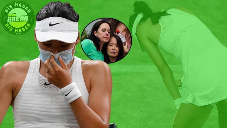 18lik tenisçiden Wimbledona korkutan veda Nefes almakta zorlandı ve...