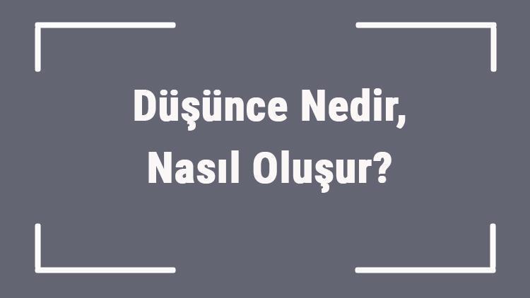 Düşünce Nedir, Nasıl Oluşur Felsefede Düşünce Akımları Ve Özellikleri..