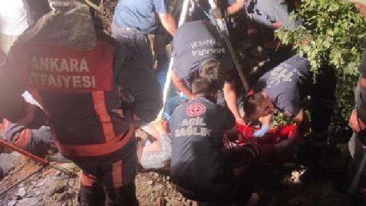 Kuyuya düşen 65 yaşındaki kadını itfaiye ekipleri kurtardı