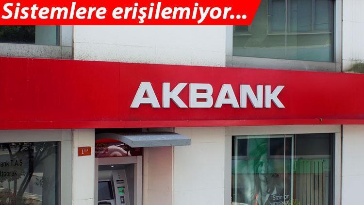 Son dakika... Akbankın sistemlerine erişilemiyor... Bankadan yeni açıklama geldi