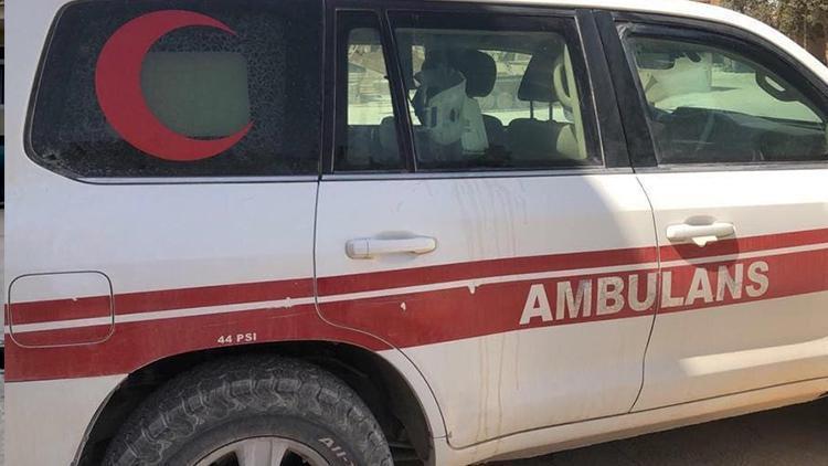 Teröristlerden ambulansa keskin nişancı saldırısı