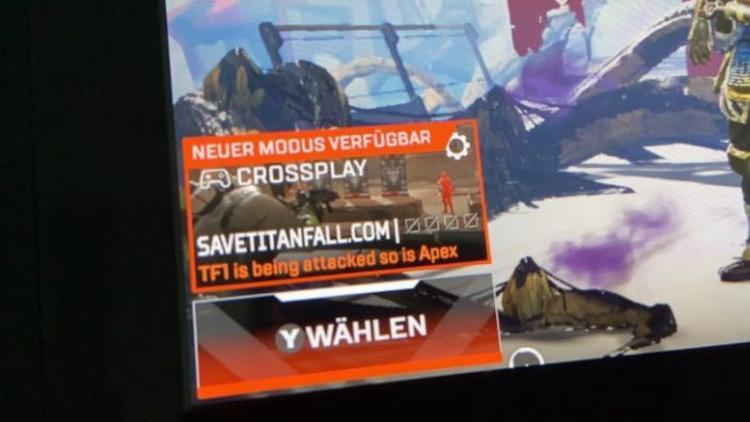 Apex Legends, TitanFall korsanlarını protesto etmek amaçlı hacklendi