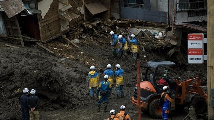 Japonyada heyelan felaketinin üzerinden 7 gün geçti... Kurtarma çalışmaları devam ediyor