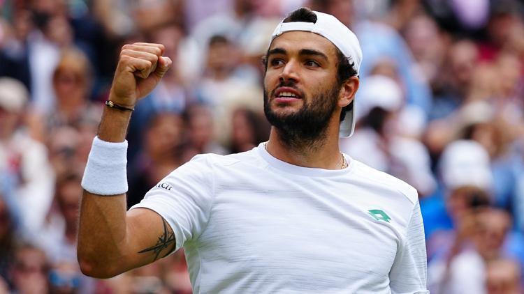 Wimbledonda tek erkeklerde ilk finalist Berrettini