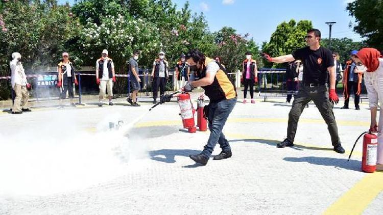 Beşiktaş’ta gönüllülere ‘Arama Kurtarma ve Yangın Eğitimi’ verildi
