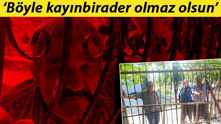 Akılalmaz olay Yolu demir bariyerle kapattı, evi terk etti