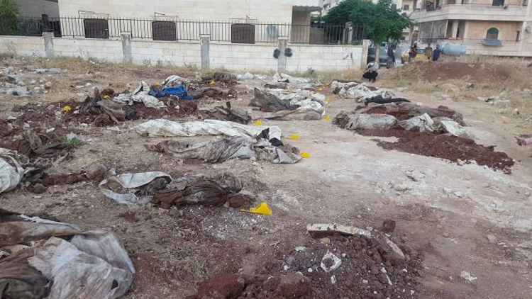 MSBden 35 cesedin bulunduğu Afrindeki toplu mezarla ilgili açıklama