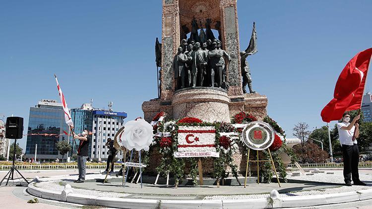 Taksimde 20 Temmuz Özgürlük ve Barış Bayramı kutlaması