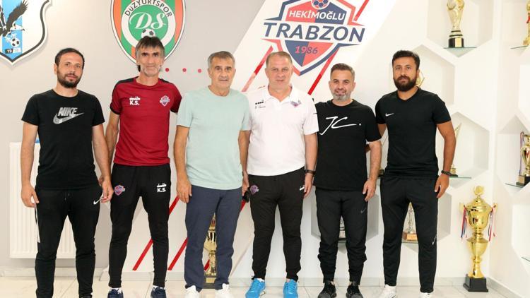 Şenol Güneş, Hekimoğlu Trabzon FKyı ve kardeşi Bahaddin Güneşi ziyaret etti