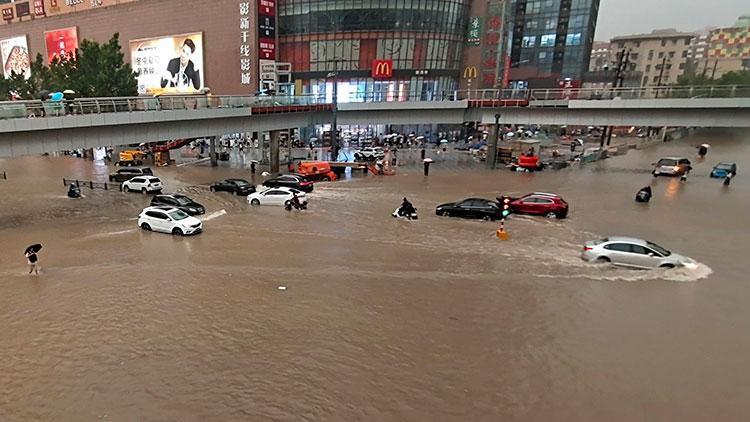 Çinde sel felaketi Can kayıpları var