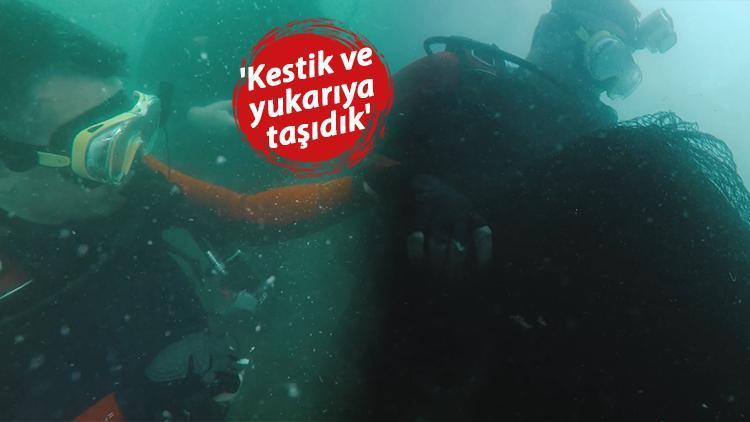 Bakan Pakdemirli Marmara Denizinden hayalet ağ çıkardı