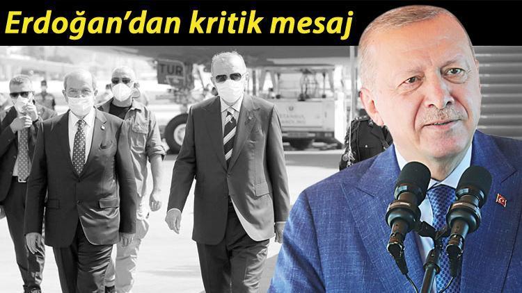 Erdoğandan KKTC dönüşü mesajlar... Bize sığınanlara eve dön diyemeyiz