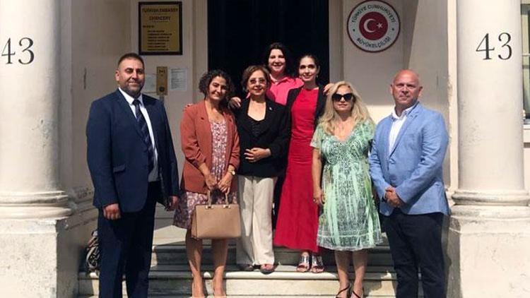 İngiltere Kıbrıs Türk Dernekleri Konseyi’nden Londra Büyükelçiliği’ne şükran ziyareti