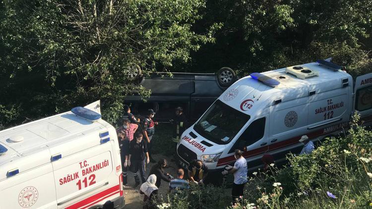 Kastamonuda feci kaza 1 kişi hayatını kaybetti, 7 yaralı