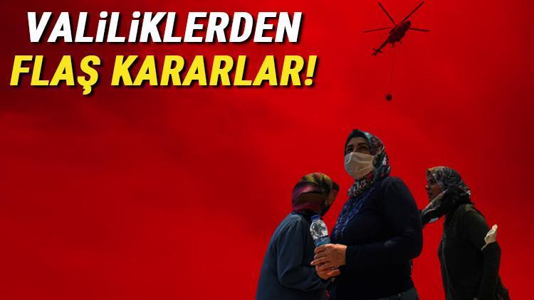 Son dakika: Yedi ilde ormanlara girişler yasaklandı