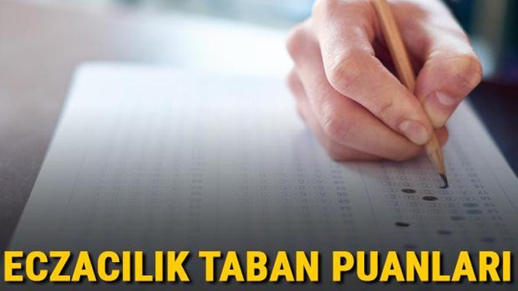 Eczacılık taban puanları, başarı sıralamaları ve kontenjanları 2021