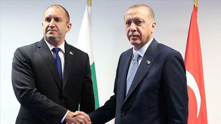 Cumhurbaşkanı Erdoğandan Bulgaristanlı mevkidaşı Radev ile görüşme