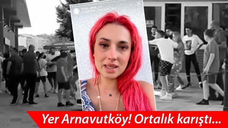 Yer Arnavutköy Ortalık karıştı... Tiktok fenomenlerinin taciz kavgası