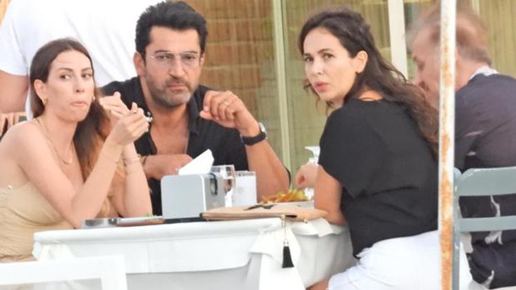 Kenan İmirzalıoğlu ve Sinem Kobal, Barış Falay ile eşi Esra Ronabarla buluştu