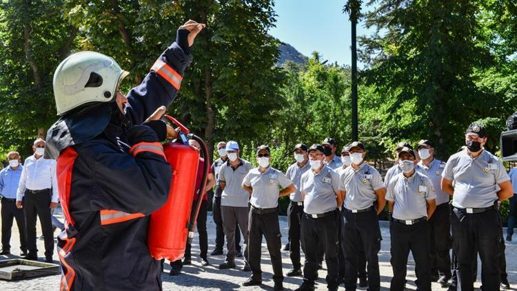 ANFA personeline yangın tatbikatı