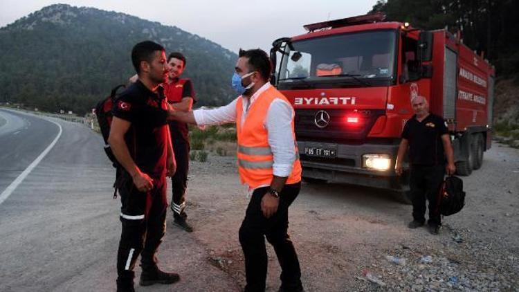 Konyaaltı Belediyesinden itfaiyecilere acil yardım çantası