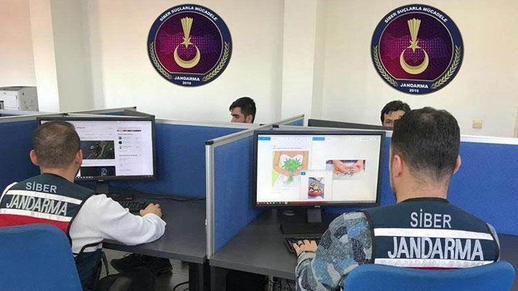 Jandarma provokasyona geçit vermedi Çok sayıda kişi ve web sitesi hakkında işlem başlatıldı