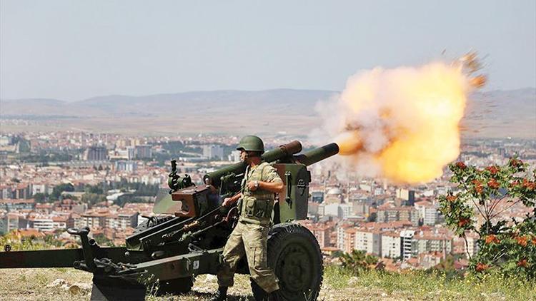 Türk topçusundan cezalandırma atışı