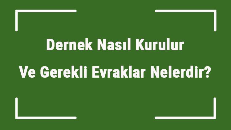 Dernek Nasıl Kurulur Ve Gerekli Evraklar Nelerdir Dernek Kurulum Maliyeti Ve Kapatma Adımları