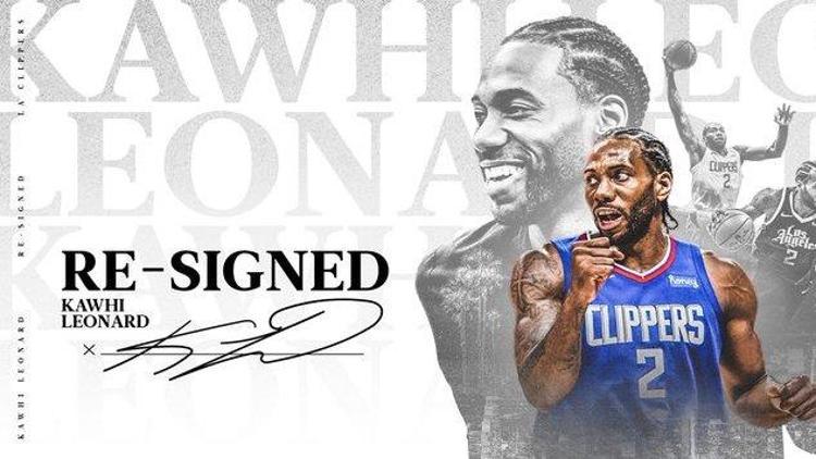 Clippers, Kawhi Leonard ile yeni sözleşme imzaladı 4 yıl için 176,3 milyon dolar...