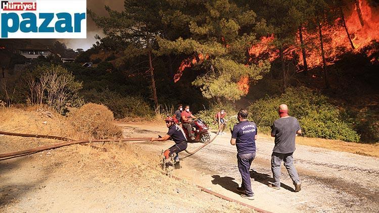 Ormanın kahramanları hikâyelerini anlattı: Alevlerin büyüklüğünü  gören ekipler geri döndü, 15 kişiyi kurtarmak için girdim