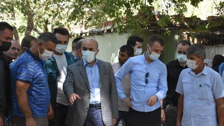 Mardin Valisi Demirtaş, Derikte incelemelerde bulundu