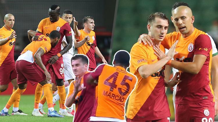 Son Dakika: Giresunda ortalık karıştı Galatasarayda Marcao Kereme kafa atıp oyun dışı kaldı, Fatih Terim...