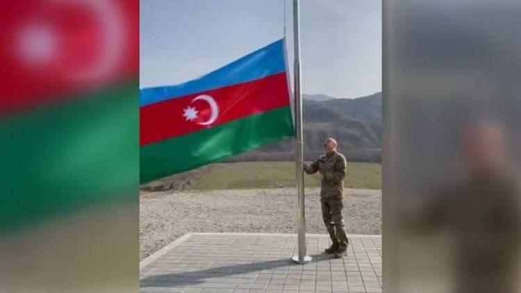 Azerbaycan Cumhurbaşkanı Aliyev, Ermenistan işgalinden kurtarılan Laçın ve Kelbeceri ziyaret etti