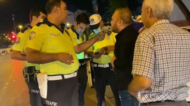 2.56 promil alkolle yakalandı... Polis ekiplerine “Yeni kasap dükkanı açtım dedi